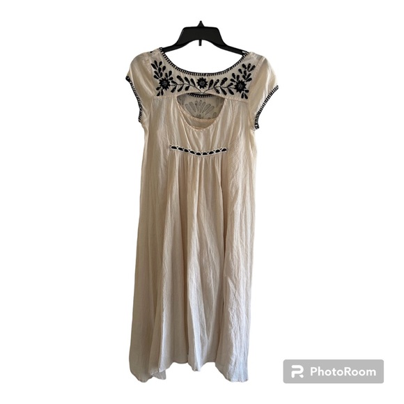 Free People Embroidered high-low Tunic Dress - Picture 4 of 6